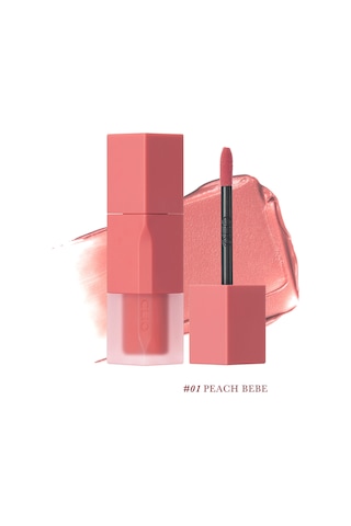 Pürüzsüz Ve Kadifemsi Dokulu, Doğal Görünüm Sunan Tint Clıo Chiffon Blur Tint 01 Peach Bebe 01