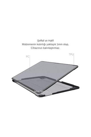 Apple Uyumlu MacBook Air 15.3 İnç M2-m3, Tpu Outdoor A2941 A3114 İle 001