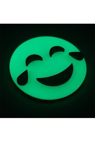 Emoji , Fosforlu Emojiler ( Karanlıkta Parlar ) Duvar Süsü 6,5 Cm (395842168)