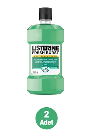 Listerine Fresh Burst Ağız Bakım Suyu 250 ML x2