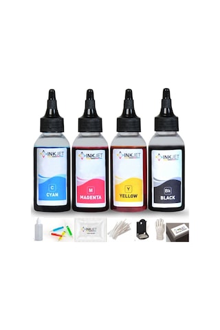 HP 301/HP 302/HP 304/HP 300 Uyumlu 4 Renk Mürekkep Seti 4X100 ML