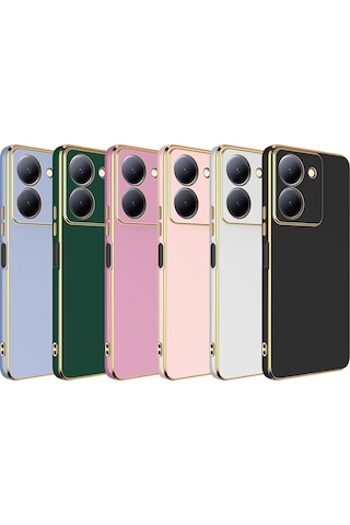 Zore Vivo Y36 4g Kılıf Msra Bark Kapak - Koyu Yeşil Koyu Yeşil