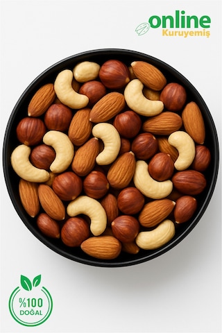 Online Kuruyemiş Çiğ Lüx Karışık Kuruyemiş 500 Gr 500 G