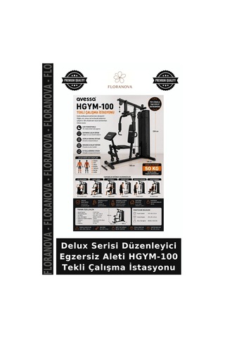 Delux Serisi Düzenleyici Egzersiz Aleti Hgym-100 Tekli Çalışma İstasyonu
