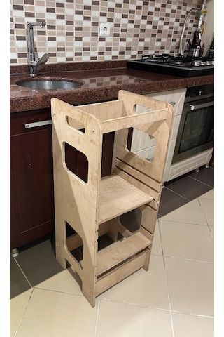 Ergowood Montessori Öğrenme Kulesi Ahşap
