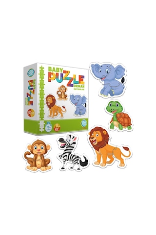 12-36 Ay Eğitici Puzzle Set (2 ve 3 Parçalı)