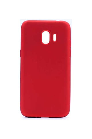Samsung Uyumlu Galaxy J2 Pro 2018 Kılıf Zore Premier Silikon Kapak Kırmızı