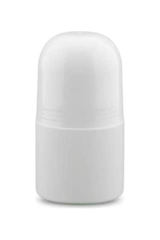 50 Ml Boş Roll-on Şişesi - Pet Plastik + Akrilik Bilyeli Koltuk Altı Deodorant 100 Adet Şeffaf