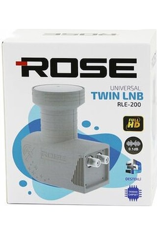 2li Uydu Lnb Unıversal Twın Full Hd - 3d - 0.1db Rle-200
