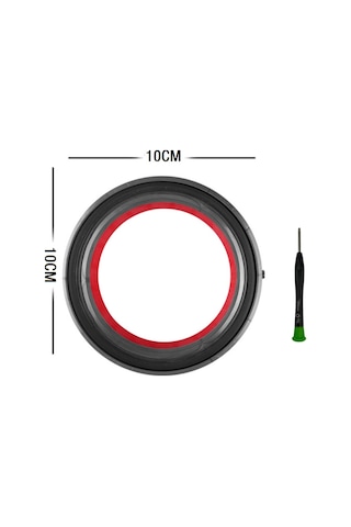 Sointeresting V12 V10 Slim Elektrikli Süpürge Toz Haznesi Üst Sabit Sızdırmazlık Halkası Yedek Toz Kovası Filtre Temizleyici Çöp Kutusu