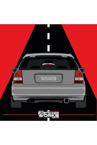 Göz Yumduk Kör Sandılar Yazı Araba Motosiklet Cam Etiket Sticker 20cm