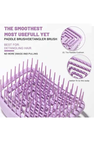 Saç Açma Fırçası Kuaför Tarağı, Kürek Saç Fırçası, Yumuşak Esnek