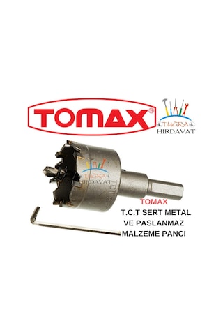 Tomax T.c.t. Metal Paslanmaz İnox Delme Testere Panç 22 Mm