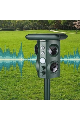 Ganzhoushop Yılan Ultrasonik Titreşim Mekan Kovucu Hayvan Güneş Fonksiyonlu Enerjili Dış Çok Cbtx Eo