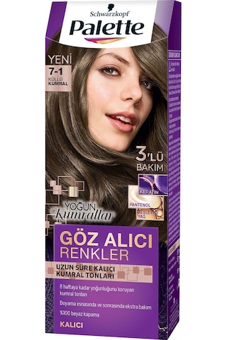 Palette Göz Alıcı Renkler 7 - 1 Küllü Kumral X 2 Adet