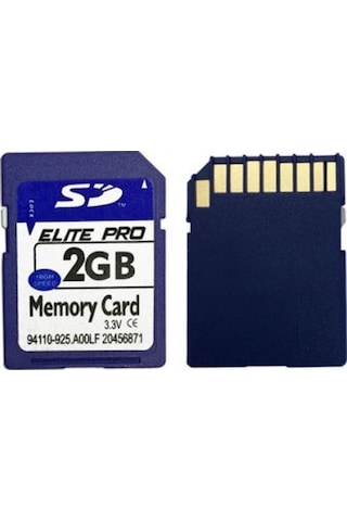 2 Gb Sd Hafıza Kartı Fotograf Makinaları İçin 2 Gb Elite Pro Sd Hafıza Kartı
