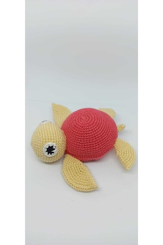 Amigurumi Sevimli Minik Kaplumbağa Pembe