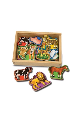 Melissa&Doug Ahşap Mıknatıslı Hayvanlar