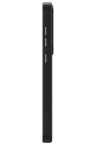 Galaxy S25 Plus Kılıf M-safe Şarj Uyumlu Şeffaf Arka Yüzey Benks Magclap Tpu Çerçeve Kapak Siyah