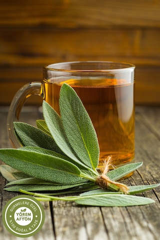 Meşhur Trabzon Yöresinden El Toplaması Doğal Adaçayı, Acı Elma Otu Salvia Officinalis 65gr.