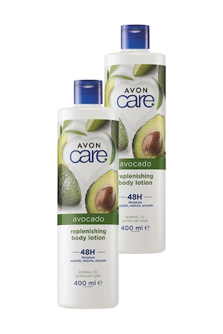 Avon Care Kuru Ciltler için Avokado Özlü Vücut Losyonu 2 x 400 ML