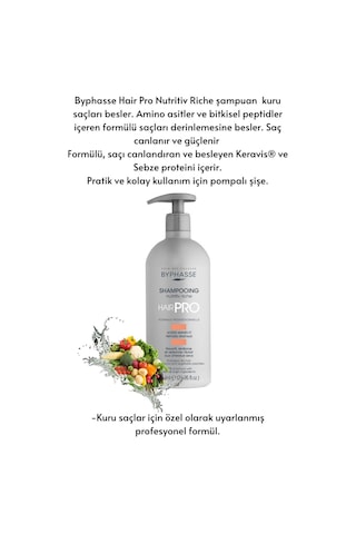 Hair Pro Kuru Saçlara Özel Nemlendirici Şampuan 750ml