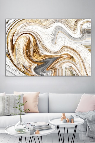 Renklerin Dansı Soyut Sanatsal Kanvas Tablo (8 Farklı Ölçü) 120 x 80t