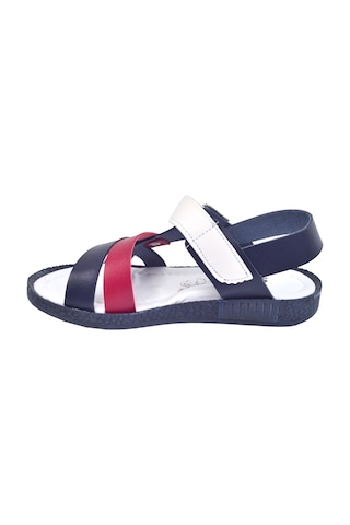 Kiko Kids Kiko Şb 2517-26 Orto pedik Erkek Çocuk Sandalet Terlik Lacivert - Lacivert - Kırmızı