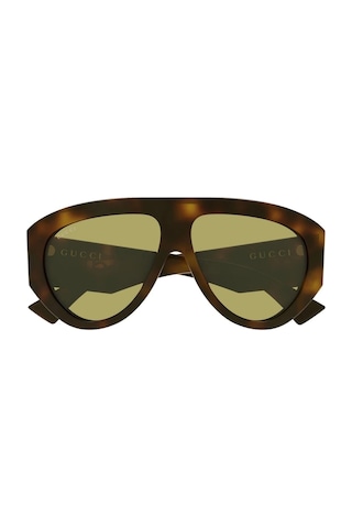 2128 002 58-12-145 Gucci Kadın Güneş Gözlüğü Kahverengi