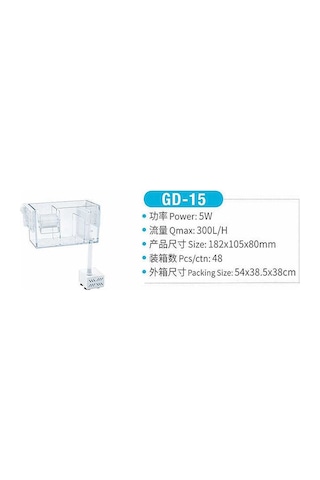 Jeneca Gd-15 Üst Filtre