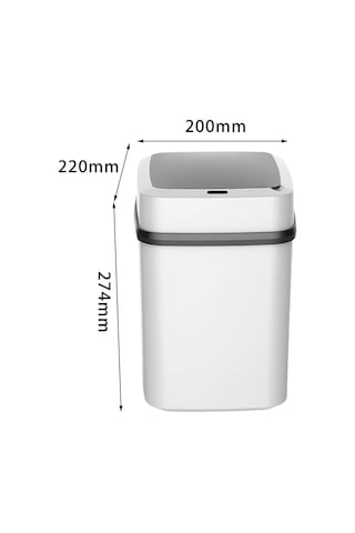 Qfdr Akıllı Çöp Kovası, Otomatik, Çok Amaçlı, Sızdırmaz Beyaz