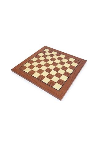 El Yapımı Ahşap Satranç Tablası Gül 50x50cm