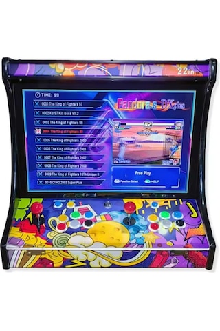 Pandor Saga Plus Dx2 22 İnç Lcd Bartop 26800 Oyunlu 720p Hd 3d Arcade Video Oyun Konsolu