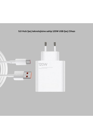 120w Turbo Hızlı Şarj Adaptörü Huawei P30 P40 Mate 20 Pro Uyumlu 6a Kablo Destekli