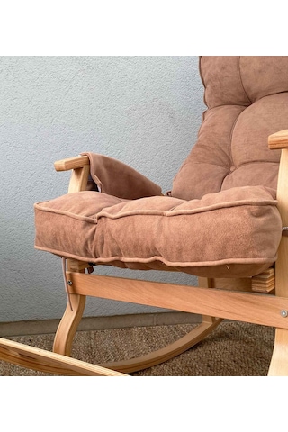Reyo Santorini Sallanan Sandalye Dinlenme Ve Tv Koltuğu Kahverengi