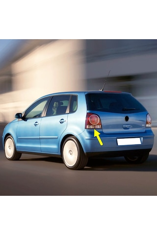 Vw Polo 2005-2009 Sol Arka Stop Fren Lambası Camı 6q6945095ab