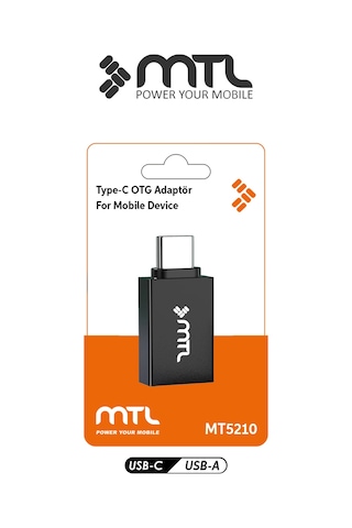 Type-c To Usb 3.0 Otg Çeviri Adaptör - Yüksek Hızlı Veri Ve Çevre Birimi Bağlantısı Mt5210
