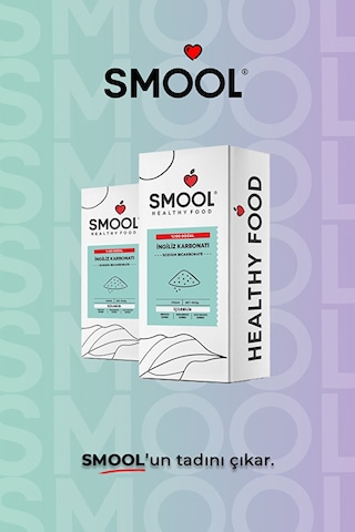 Smool İngiliz Karbonatı 2x1000 Gr Içilebilir Katkısız Yenilebilir Gıda Tipi Food Grade 2 Li Set