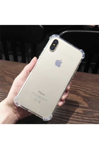 Apple Uyumlu iPhone Xs Max 6.5 Kılıf Zore Nitro Anti Shock Silikon Renksiz