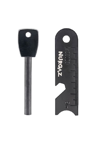 Nurgaz Ng Mc Ateş Başlatıcı Magnezyum Çubuk Siyah