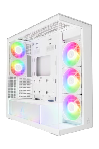 Arctıc Xtender Usb-c Temperli Cam Panel Dahili Argb Fanlar 420mm Sıvı Soğutma Destekli Kule Tipi Beyaz Bilgisayar Kasası