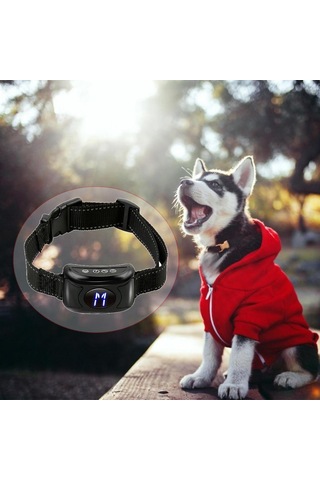 Suntek Köpek Şok Eğitim Tasması Su Geçirmez Şarj Siyah