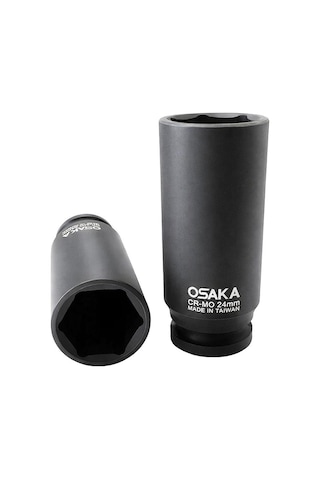 Osaka 1/2 Altı Köşe Havalı Derin Lokma 24 Mm