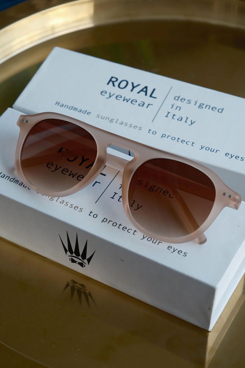 Royal Eyewear Re1107 Rose Güneş Gözlüğü Siyah - Mavi