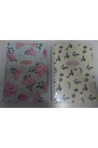 All Size Spiralli 80 Gr 17x24 Sert Kapak Kareli Defter