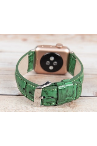Apple Uyumlu Watch Deri Kordon 42-44-45mm Croco Yk04