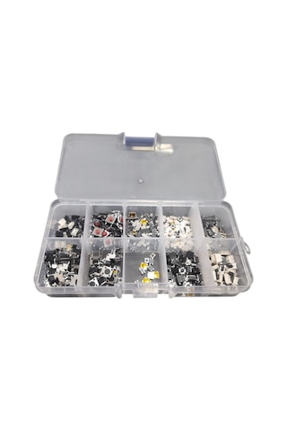 233 Parça Tact Switch Seti Smd Ve Tht Mikro Buton Anahtar Çeşitleri