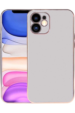 Apple Uyumlu iPhone 11 Kılıf Zore Viyana Kapak Gümüş