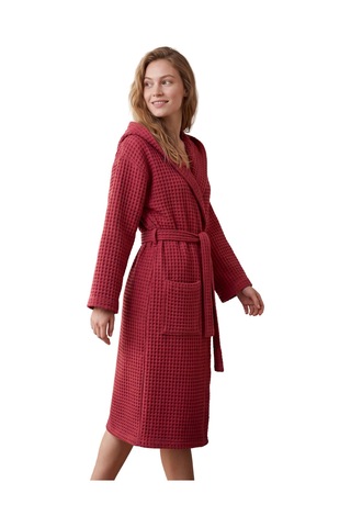 Brandsmiths Bordo Waffle Gofre Bornoz