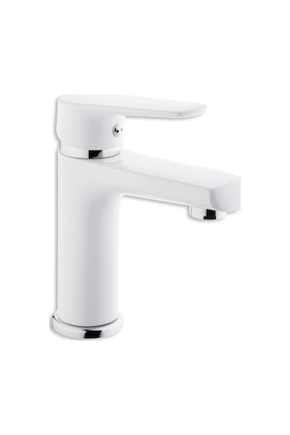 Tema Zenn Banyo Lavabo Bataryası Musluk Beyaz